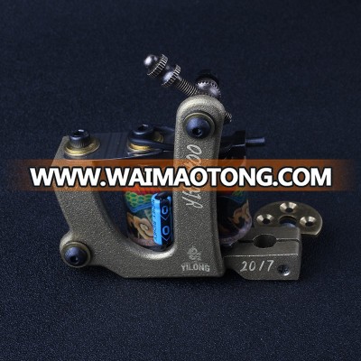 2018 new high quality 10 coils handmade tattoo machine tattoo gun