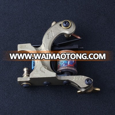 2018 new high quality 10 coils professional handmade tattoo machine in stock