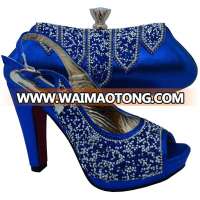 Women Wedding Shoes Set 2017 Arrivals African Shoes And Bags To Match