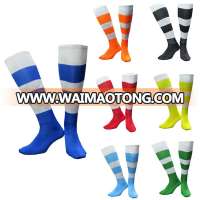 Wholesale athletic sports soccer socks over knee football socks men and women