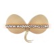 Hot sales women silicone invisible bra hand shape push up nude free bra